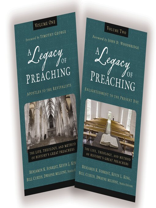 Title details for A Legacy of Preaching by Benjamin K. Forrest - Available
